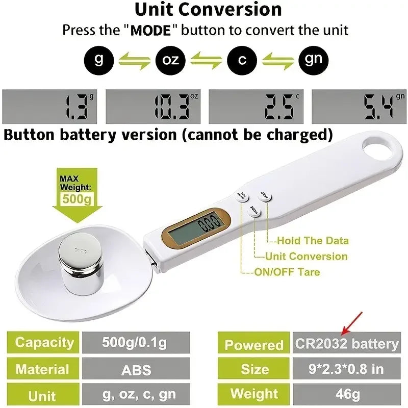 AUGEVRA Digital Spoon Scale